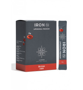 4 Lemons Iron Liposomal Premum / Липосомальное железо, 30 стиков