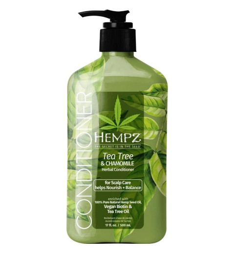 Hempz Tea Tree & Chamomile Herbal Conditioner / Кондиционер Hempz Здоровые волосы Чайное дерево и Ромашка, 500 мл Hempz Tea Tree & Chamomile Herbal Conditioner / Кондиционер Hempz Здоровые волосы Чайное дерево и Ромашка, 500 мл