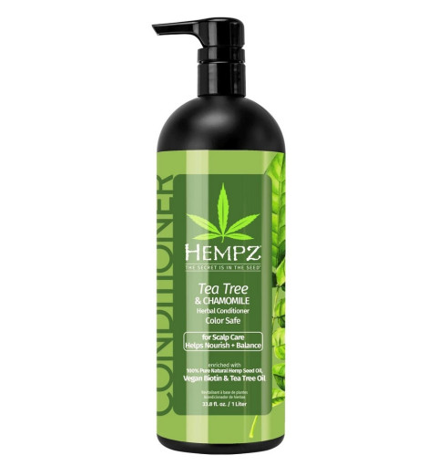 Hempz Tea Tree & Chamomile Herbal Conditioner / Кондиционер Hempz Здоровые волосы Чайное дерево и Ромашка, 1000 мл Hempz Tea Tree & Chamomile Herbal Conditioner / Кондиционер Hempz Здоровые волосы Чайное дерево и Ромашка, 1000 мл