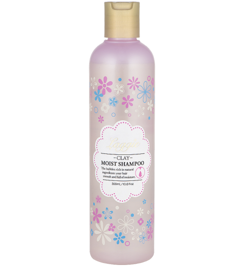 Laggie Clay Moist Shampoo / Шампунь для ухода за чувствительной кожей головы, восстановления и увлажнения поврежденных волос, 300 мл