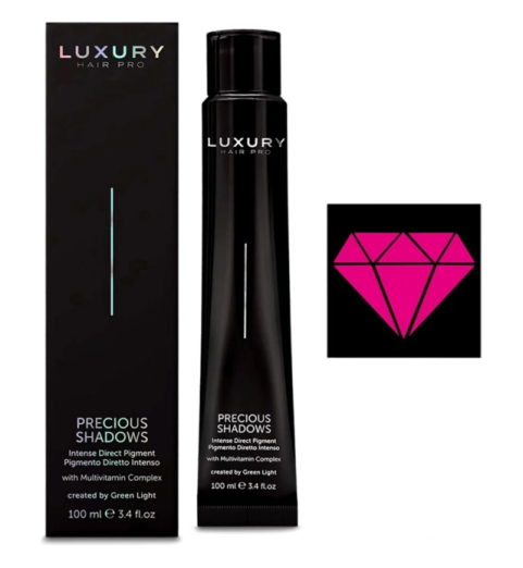 Luxury Hair Pro Precious Shadows Pink Diamond / Интенсивный прямой пигмент "Драгоценные оттенки" Розовый бриллиант, 100 мл Luxury Hair Pro Precious Shadows Pink Diamond / Интенсивный прямой пигмент "Драгоценные оттенки" Розовый бриллиант, 100 мл