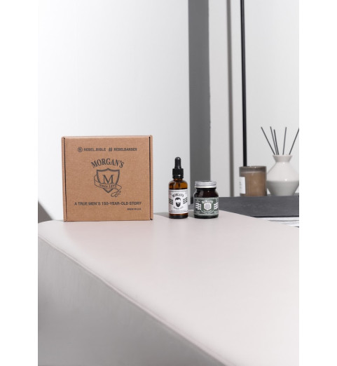 Morgans Подарочный набор (масло для бороды + помада для укладки Бразильский апельсин) Morgans Подарочный набор (масло для бороды + помада для укладки Бразильский апельсин)