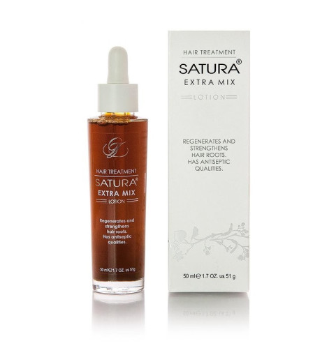 Satura Lotion Extra Mix / Лосьон Сатура для восстановления и укрепления корней волос, 50 мл Satura Lotion Extra Mix / Лосьон Сатура для восстановления и укрепления корней волос, 50 мл
