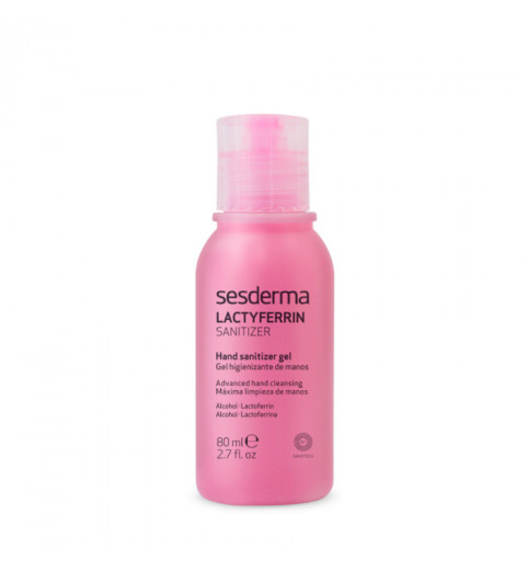 Sesderma Lactyferrin Sanitizer / Гигиенический гель для рук "Лактиферрин Санитайзер", 80 мл (белый флакон)
