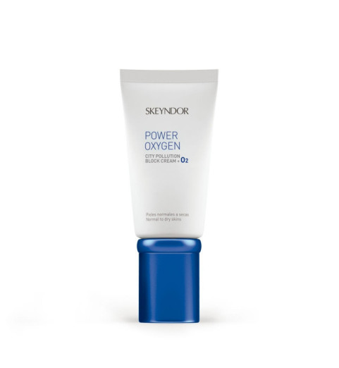 Skeyndor City Pollution Block Cream +O2 / Крем с кислородом защитный для нормальной и сухой кожи, 50 мл