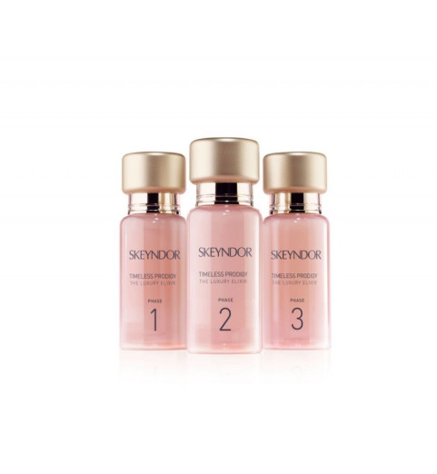 Skeyndor Timeless Prodigy The Luxury Elixir / Набор "The Luxury Elixir" восстанавливающий против морщин, 3*15 мл