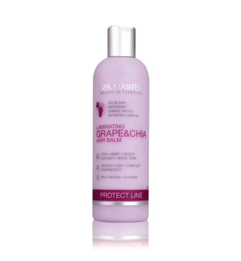 Spa Master Laminating Hair Balm pH 3,5 / Ламинирующий бальзам с виноградом и чиа pH 3,5, 330 мл