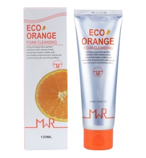 YU.R MWR ECO Orange Foam Cleansing / Очищающая пенка с экстрактом апельсина, 120 мл YU.R MWR ECO Orange Foam Cleansing / Очищающая пенка с экстрактом апельсина, 120 мл